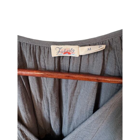 FAHERTY NWOT Dream Organic Cotton Sirene Gauze Midi Dress Size Medium $218 MSRP - Picture 3 of 9